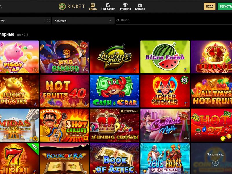 Обзор лучших слотов в RioBet Обзор лучших слотов в RioBet